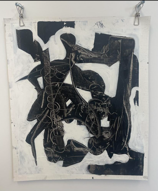 Ross Cashiola, Painting on Linen