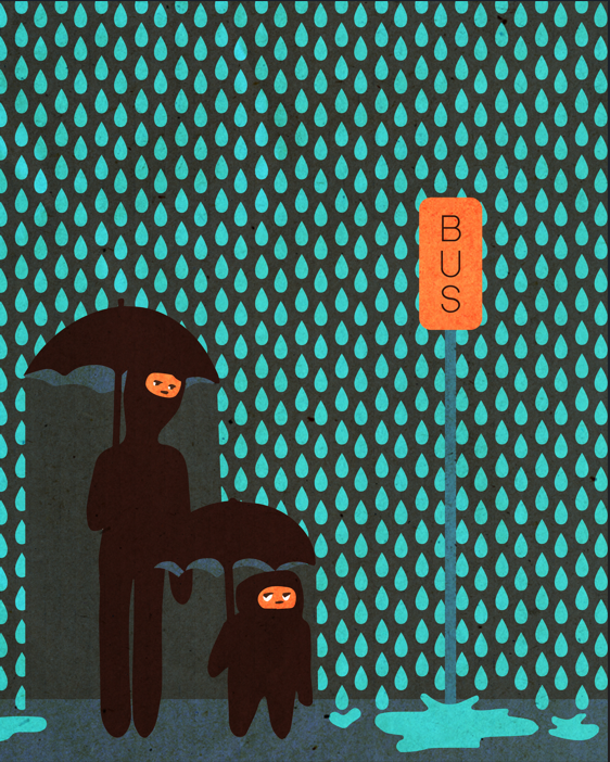 Rainy Travelers